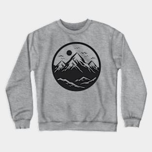 Mountain circle logo Crewneck Sweatshirt